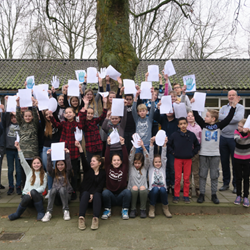 Leerlingen basisschool De Rietput ontwerpen duurzame wijk van de toekomst
