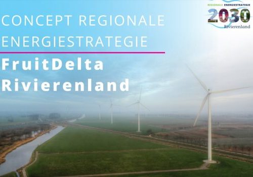 Ook regio FruitDelta Rivierenland presenteert concept RES