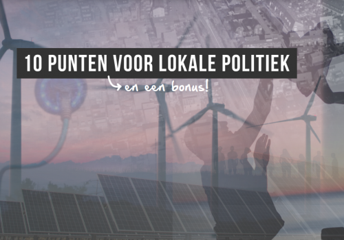 10-puntenplan voor de lokale politiek