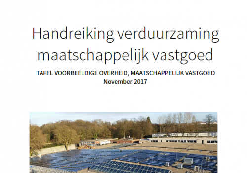 Rapport Handreiking Maatschappelijk Vastgoed